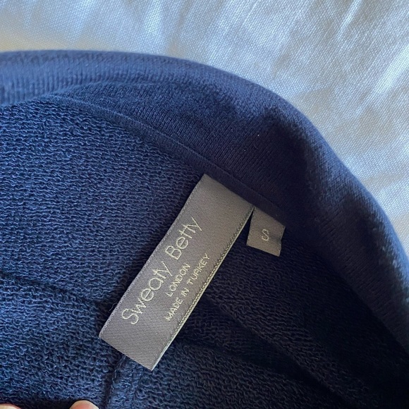 Sweaty Betty Women’s Low Tides Sweatshirt Navy Size S Activewear Athleisure - Picture 8 of 8